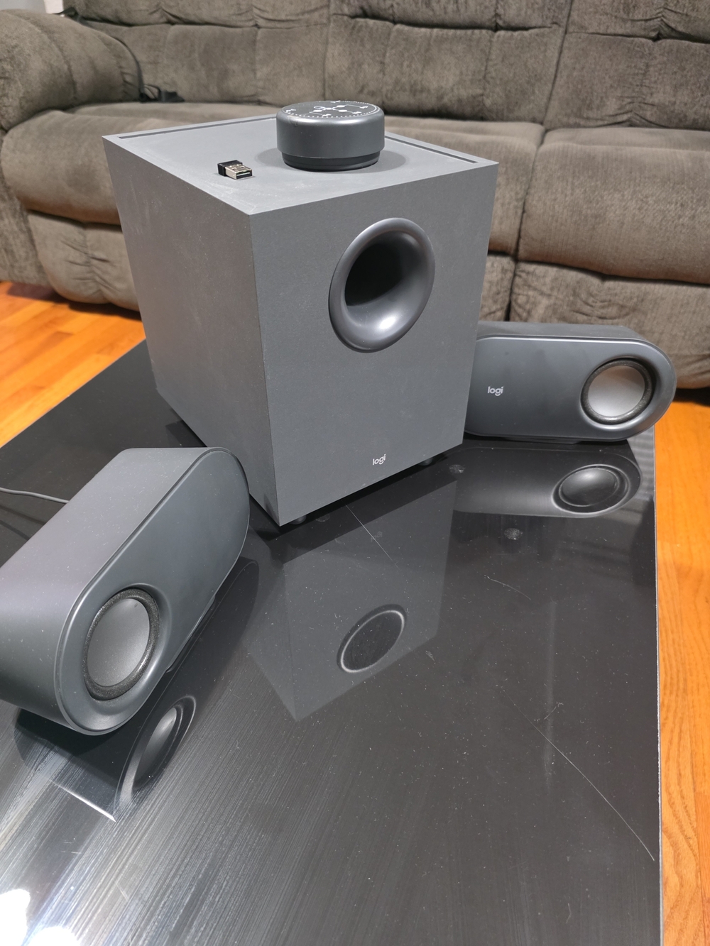 Logitech Z407 Bluetooth Computer Speakers with Subwoofer and Wireless Control